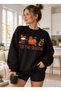 Halloween Themed (Tis the Season) Printed Women's Sweatshirt - 3