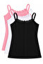 Women's Cotton Jacquard Strap Tank Top 3-Pack with Color Options