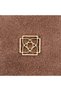 Women's Mink Belt Detailed Suede Textured Handbag - 5