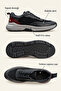 Men's Genuine Leather Sneaker Breathable Heel Support Lightweight Eva Sole Shoes - 7
