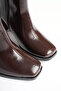 Zrt05Mk02 Premium Bitter Brown 7.5 cm Thick Heeled Winter Women's Boots - 3