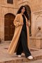 Women's oversized beard knit long cardigan - 2