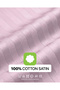 210TC Cotton Satin Single Strpies Bed Sheet Set 2PC | Soft Breathable Satin Flat Sheet 180x260 cm | 1 pillowcase 50x75 cm | OEKO-TEX & ECAS Certified - 4