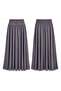 Waist Part Rubber Detailed Cotton Modal Skirt 420261 Anthracite - 2