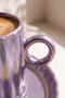 Plum Line Porcelain Coffee Cup Set for 6 People - 5