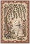 Eta Vintage Animal Figured Botanical Pattern Woven Base Decorative Carpet Eta4341