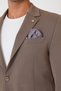 Comfort Fit Stretch Cotton Pocket Mink Blazer Jacket C 743 - 5
