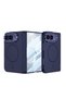iPhone Duo Compatible Case Magsafe Supported Kipta Kpt-14 Hard Pc Cover - Navy Blue - T44313