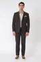 Slim Fit Pocket Pocket Stretch Cotton Brown Jacket C 754 - 2
