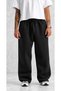 Men's Plain Unprinted Winter Fabric Adjustable Cuffed Leg Baggy Premium Sweatpants