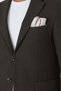 Slim Fit Khaki Jacket with Pocket Pockets, Ribbed Fabric, Flexible Wool, C 747 - 6