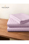 210TC Cotton Satin Single Strpies Bed Sheet Set 2PC | Soft Breathable Satin Flat Sheet 180x260 cm | 1 pillowcase 50x75 cm | OEKO-TEX & ECAS Certified - 5