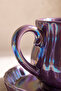 Plum Line Wavy Porcelain 6-Person Coffee Cup Set - 6