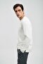 Victor men's long sleeve t-shirt off-white - 3