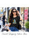 Dubai Design Printed Souvenir T-Shirt for Women - 5