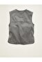 AE Tie-Front Denim Vest - 2