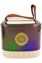 Quran Speaker SQ-805 with Multi LED Light, White with Brown - 2