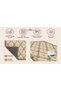 Eta Vintage Ribbon Flower Pattern Woven Base Decorative Carpet Eta4344 - 5