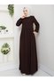 Super Quality Summer Special Design Full-Length Zippered Pleated Premium Coat Suitable for Tesettüre