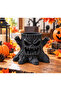 Halloween Ghost Tree Decorative Pen Holder and Led Candle Holder – Halloween Themed Desktop Decoration - 3