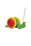 Pull-Along Snail — Wooden Toddler Toy