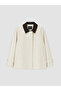 Two Mt Shop Quality Lcw Modest Brown Gabardine Plaid Oversize Women's Jacket - 5