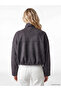 I Bol Dikim Women's Bomber Suede Look Jacket from Freezen Store - 5