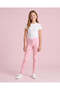 Senior Girl Pink Printed Leggings - 2