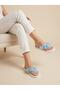 Mia Floral Non-Painful Black Beach Slippers Flip Flops Beach after Party Slippers Maternity Slippers - 3