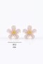 Women's Sparkling Glittery Colorful Flower Earrings - 6