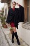 Women's Thessaloniki Fabric Knotted Front Poncho Shawl - 4
