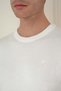 Slim Fit Ribbed Plain Ecru Wool Crew Neck Knitwear Sweater Tr 900 - 5