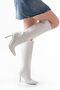 Zri̇nx-2004 Premium White Pointed Toe Thin Heeled Women's Boots 9.5 cm - 4