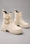Strada Double Buckle Elastic Thick Sole Casual Women's Boots - 2