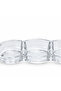 Glass 3-Section Candy Bowl - 32×11cm - 2
