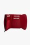 56-2006 Women's Red Leather Wallet - 5