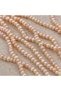 Pearl String Silver Reflective Pink Textured 4.5*3mm – Natural Texture Royal Series (63326) - 2