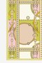 Viscose silk triangle shoulder shawl belt pattern - oil green - 4