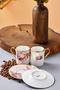 Florentis 2-Person 90 ml Porcelain Coffee Cup Set Ckr4612 - 6