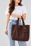 Canvas University and School Bag with Zipper, Thermos Compartment, Pen Holder, Large Size Shoulder Bag - 8