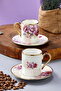 Florentis 2-Person 90 ml Porcelain Coffee Cup Set Ckr4612 - 2