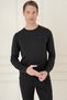 Slim Fit Ribbed Plain Black Wool Crew Neck Knitwear Sweater Tr 900 - 2