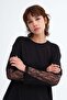 Lace Detailed Long Sleeve T-Shirt B1108 - 4
