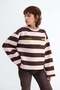 Striped Şardonlu Sweatshirt B10753 - 2