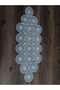 Honeycomb Lace Runner/Table-Console Cover Ecru 35X105 cm - 2