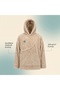 Plush Sweatshirt with Pet Pocket - Unisex Oversized Hoodie with Kangaroo Pocket for Cats and Dogs - 2