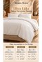 Home Premium Lux Satin Zippered Single Duvet Cover Set with Sheets Luxury Hotel Type 160X220 Complete Set - 4 Pieces - 2