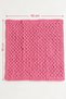 Alize Puffy Hand Knitted Baby Blanket – Pink – 90X90 cm – Soft Textured - 3