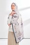 Floral Archive Aveline Pattern Shawl - Indigo - 2