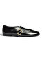 Z820655260 Black Rustic Women's Ballerinas - 5